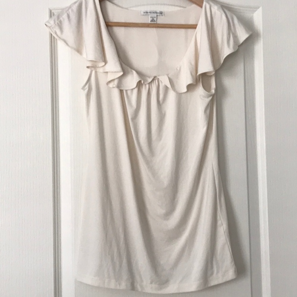 Banana Republic XS Stretch Flutter Top